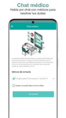 SISOL SALUD Tu chat médico android App screenshot 2